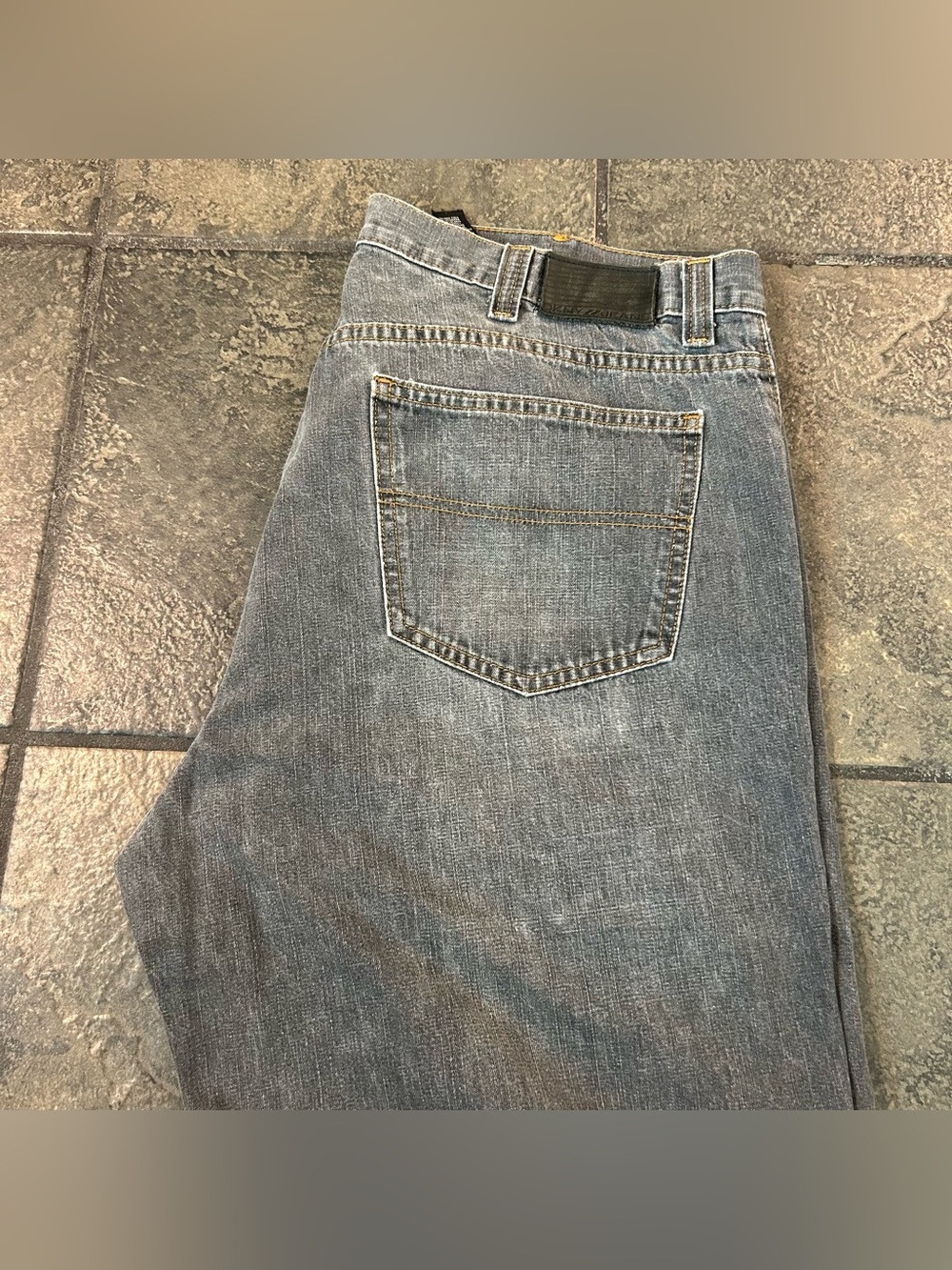 Vintage Y2K DKNY Baggy Skater Denim Jeans Size 38x32 Gray